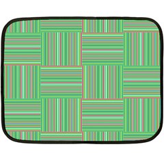 Geometric Pinstripes Shapes Hues Fleece Blanket (mini)