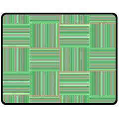 Geometric Pinstripes Shapes Hues Fleece Blanket (medium) 