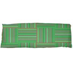 Geometric Pinstripes Shapes Hues Body Pillow Case (dakimakura) by Simbadda