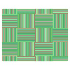 Geometric Pinstripes Shapes Hues Double Sided Flano Blanket (medium) 