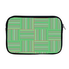 Geometric Pinstripes Shapes Hues Apple Macbook Pro 17  Zipper Case