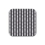 Pattern  Rubber Square Coaster (4 pack)  Front