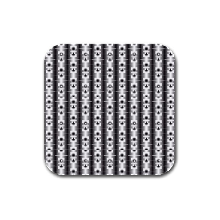 Pattern  Rubber Square Coaster (4 pack) 