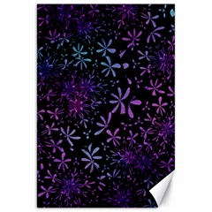 Retro Flower Pattern Design Batik Canvas 20  X 30  