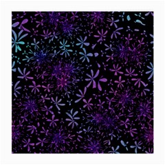 Retro Flower Pattern Design Batik Medium Glasses Cloth (2-side) by Simbadda