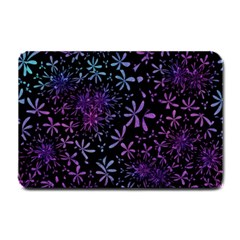 Retro Flower Pattern Design Batik Small Doormat 