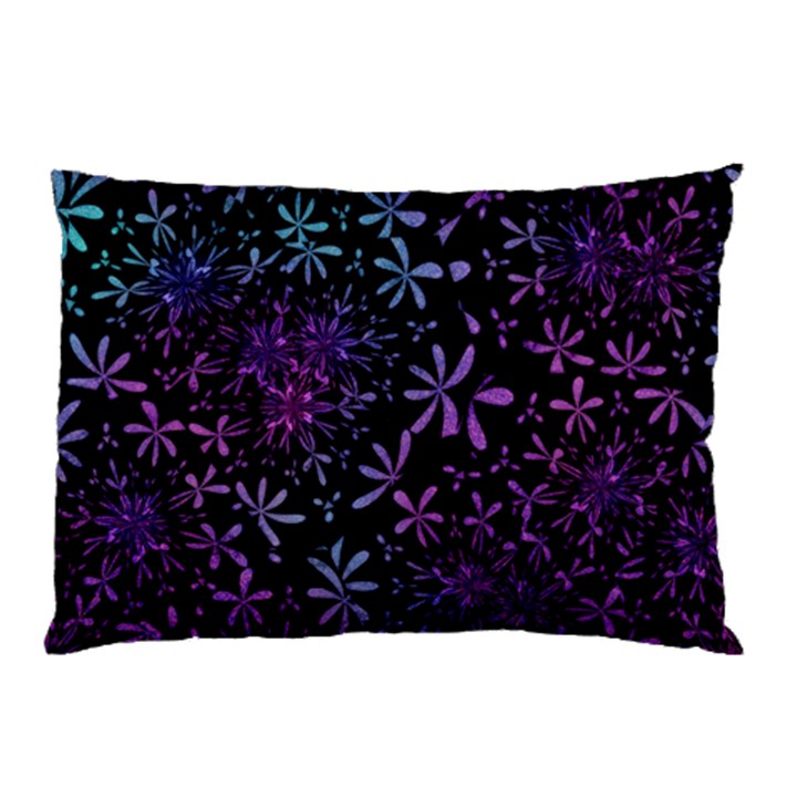 Retro Flower Pattern Design Batik Pillow Case (Two Sides)