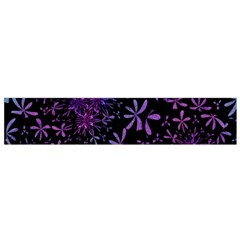 Retro Flower Pattern Design Batik Flano Scarf (small)