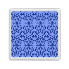 Floral Ornament Baby Boy Design Retro Pattern Memory Card Reader (square)  by Simbadda