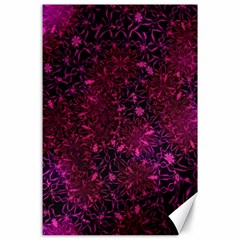 Retro Flower Pattern Design Batik Canvas 24  X 36 