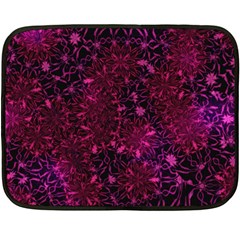 Retro Flower Pattern Design Batik Fleece Blanket (mini)