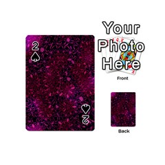 Retro Flower Pattern Design Batik Playing Cards 54 (mini) 