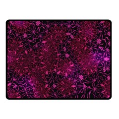 Retro Flower Pattern Design Batik Double Sided Fleece Blanket (small)  by Simbadda