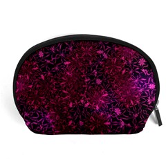 Retro Flower Pattern Design Batik Accessory Pouches (large) 