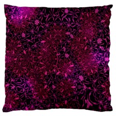 Retro Flower Pattern Design Batik Standard Flano Cushion Case (one Side)