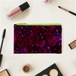 Retro Flower Pattern Design Batik Cosmetic Bag (XS) Front