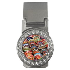 Art Background Bowl Ceramic Color Money Clips (cz) 