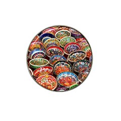 Art Background Bowl Ceramic Color Hat Clip Ball Marker by Simbadda