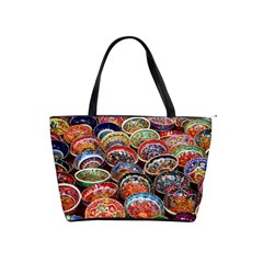 Art Background Bowl Ceramic Color Shoulder Handbags by Simbadda