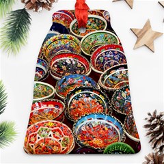 Art Background Bowl Ceramic Color Ornament (bell)