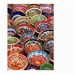 Art Background Bowl Ceramic Color Large Garden Flag (two Sides) by Simbadda