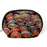 Art Background Bowl Ceramic Color Accessory Pouches (Medium)  Back