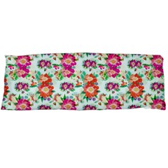 Floral Flower Pattern Seamless Body Pillow Case (dakimakura) by Simbadda