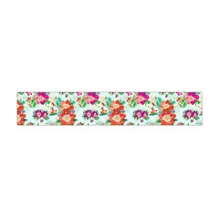 Floral Flower Pattern Seamless Flano Scarf (mini)