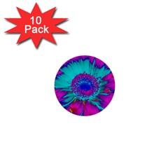 Retro Colorful Decoration Texture 1  Mini Buttons (10 Pack) 