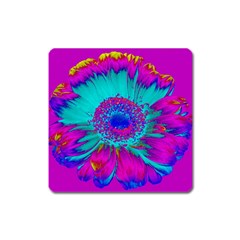 Retro Colorful Decoration Texture Square Magnet