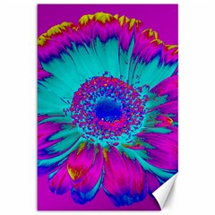 Retro Colorful Decoration Texture Canvas 12  X 18   by Simbadda