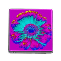 Retro Colorful Decoration Texture Memory Card Reader (square)