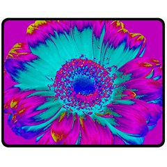 Retro Colorful Decoration Texture Fleece Blanket (medium) 