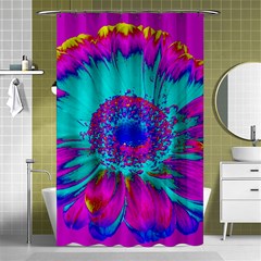 Retro Colorful Decoration Texture Shower Curtain 48  X 72  (small) 