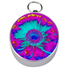 Retro Colorful Decoration Texture Silver Compasses