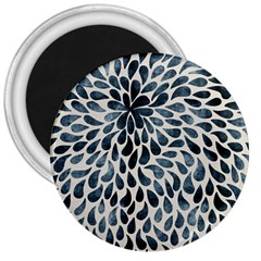 Abstract Flower Petals Floral 3  Magnets by Simbadda