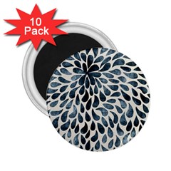 Abstract Flower Petals Floral 2 25  Magnets (10 Pack)  by Simbadda