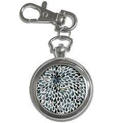 Abstract Flower Petals Floral Key Chain Watches by Simbadda