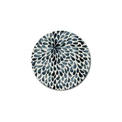 Abstract Flower Petals Floral Golf Ball Marker