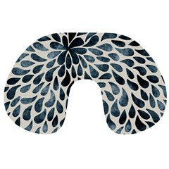 Abstract Flower Petals Floral Travel Neck Pillows by Simbadda