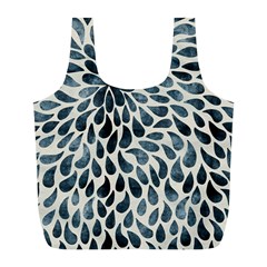 Abstract Flower Petals Floral Full Print Recycle Bags (l) 