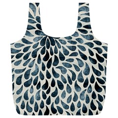 Abstract Flower Petals Floral Full Print Recycle Bags (l)  by Simbadda