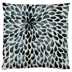 Abstract Flower Petals Floral Large Flano Cushion Case (one Side)