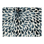 Abstract Flower Petals Floral Double Sided Flano Blanket (Mini)  35 x27  Blanket Front