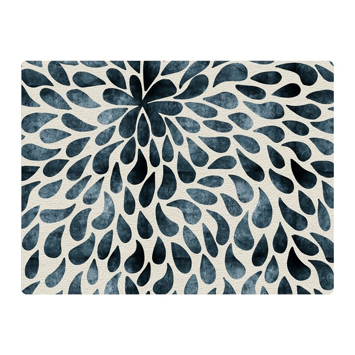 Abstract Flower Petals Floral Double Sided Flano Blanket (Mini) 