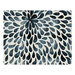 Abstract Flower Petals Floral Double Sided Flano Blanket (large)  by Simbadda