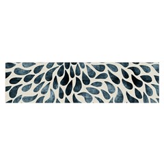 Abstract Flower Petals Floral Satin Scarf (oblong)