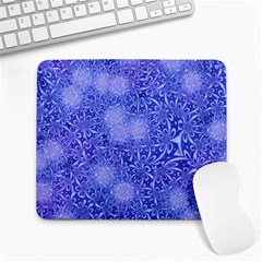 Retro Flower Pattern Design Batik Large Mousepads by Simbadda