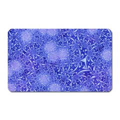 Retro Flower Pattern Design Batik Magnet (rectangular)