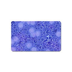 Retro Flower Pattern Design Batik Magnet (name Card)